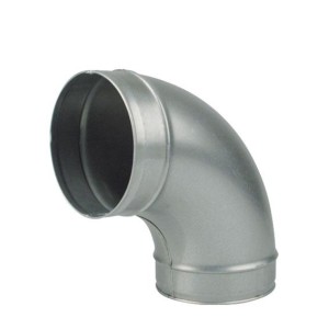 Bogen 90° Metall 160 mm