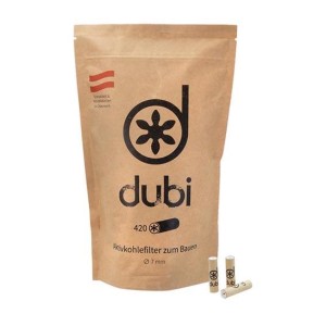 dubi Aktivkohlefilter Ø 7 mm 420 Stück
