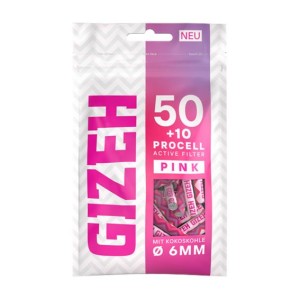 Gizeh ProCell Active Filter 6 mm pink 50+10  Stück