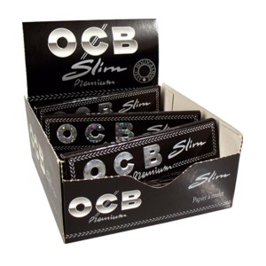 OCB Premium Slim schwarz Karton 50/32