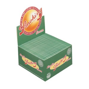 Smoking grün King Size Hanf Karton 50/33