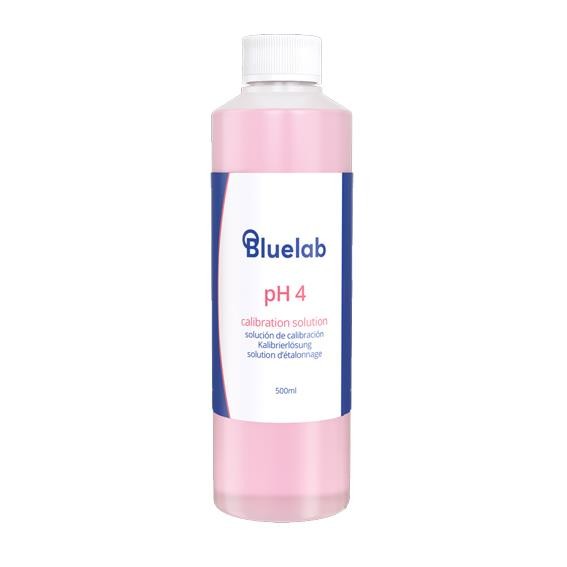 Eichflüssigkeit Bluelab pH 4 500 ml