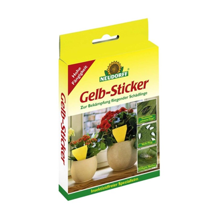 Gelb-Sticker Neudorff 10 Stück