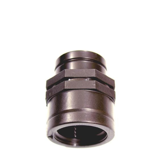 PE Gewindemuffe 1" IG >3/4" IG