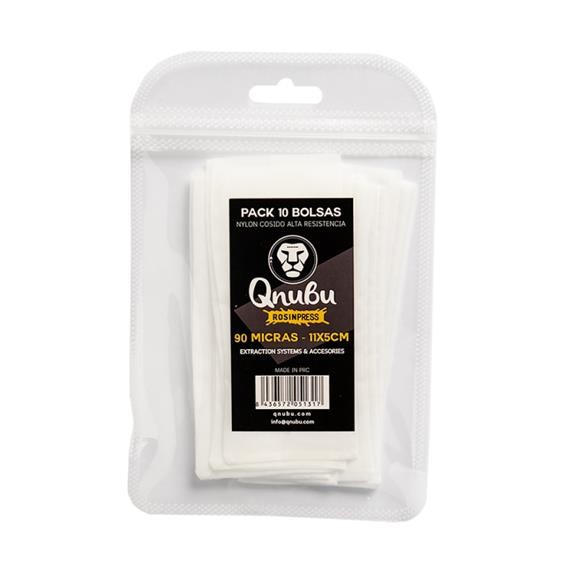 Qnubu Extraktorbeutel 90 micron, 110 x 55 mm, 10 Stück